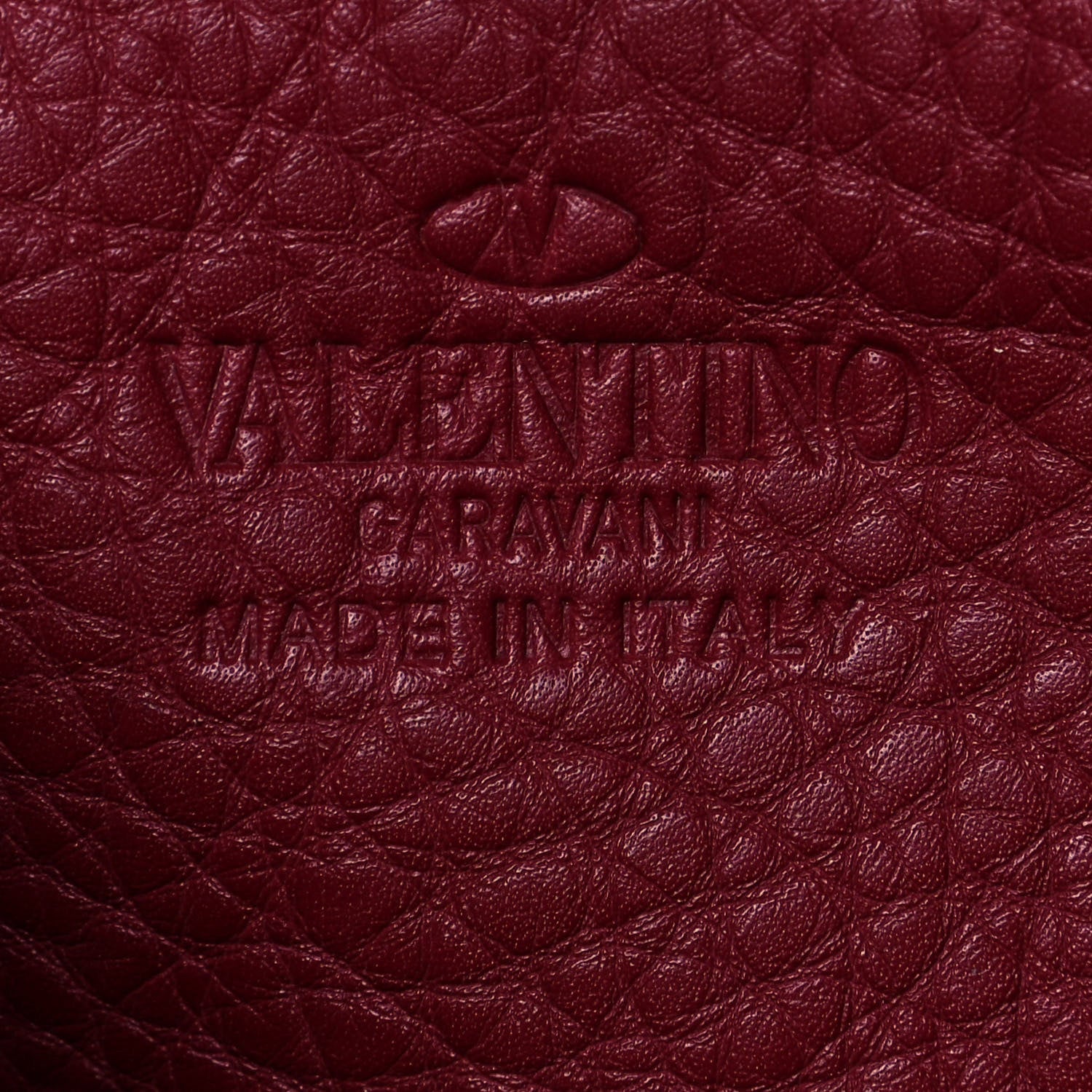 Valentino Garavani Pebbled Calfskin Small Rockstud Flip-Lock Messenger Bag Rubino 7 of 12