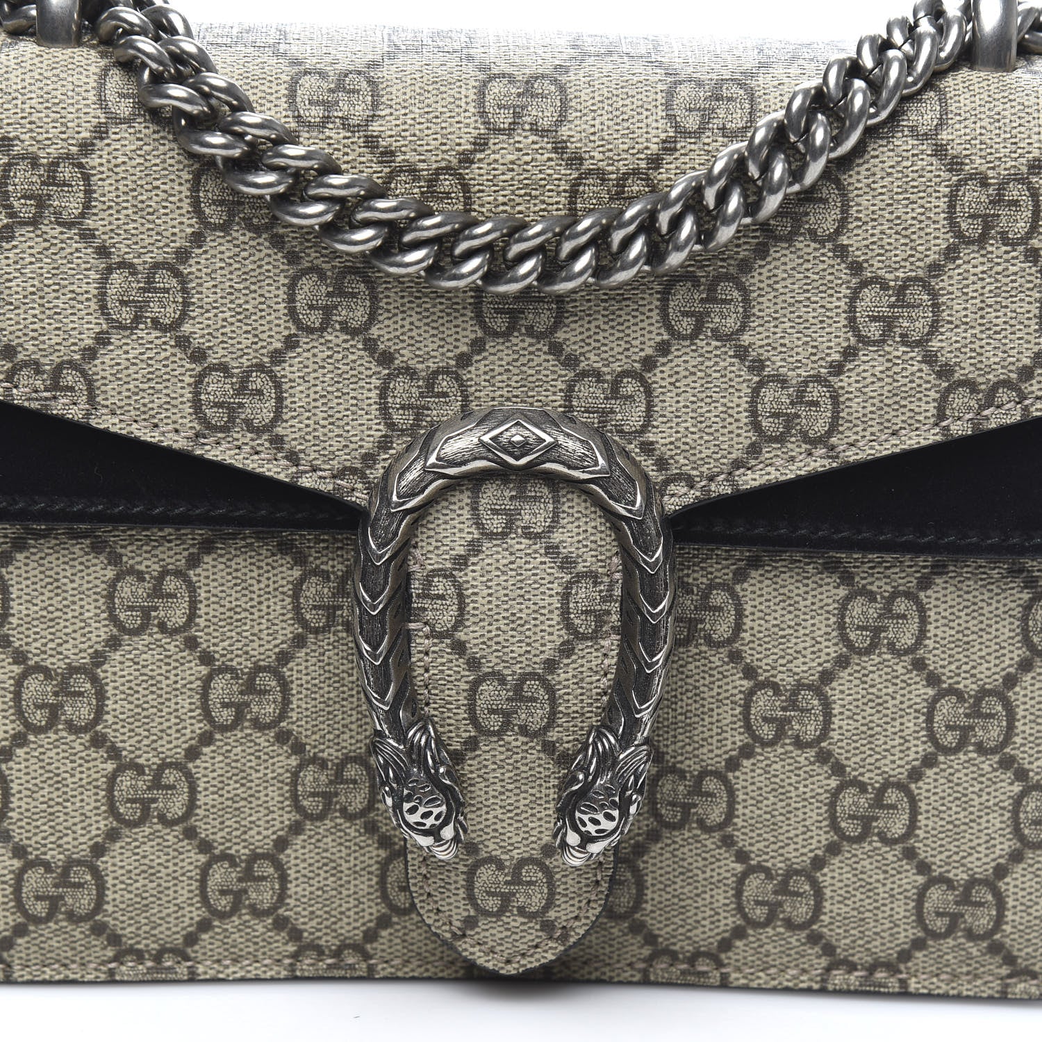 Gucci GG Supreme Monogram Mini Dionysus Shoulder Bag Black 11 of 11