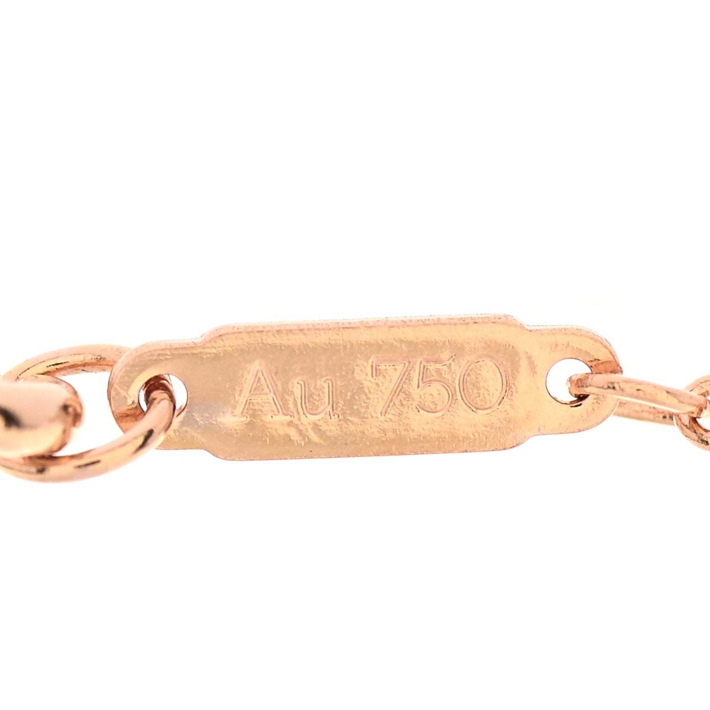 18K Rose Gold Diamond Atlas Bar Pierced Bracelet