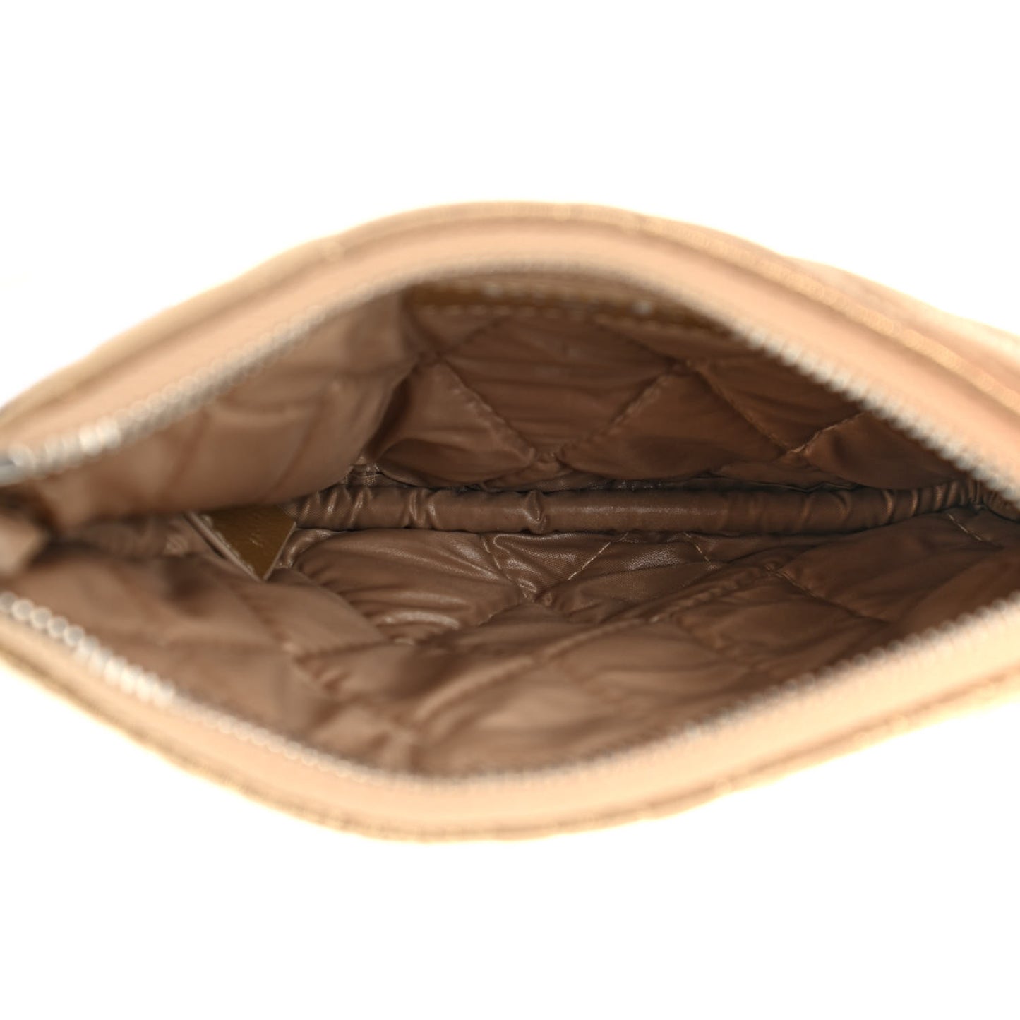 Metallic Lambskin Star Embossed Coin Purse Case Gold