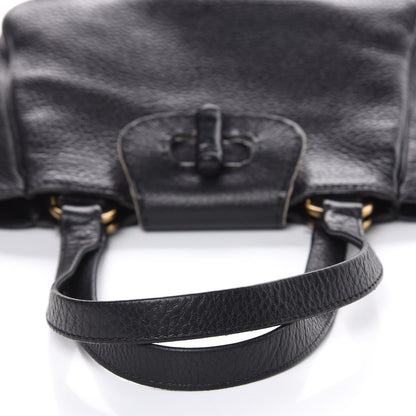 Prada Vitello Daino Turnlock Shoulder Bag Black 13 of 15