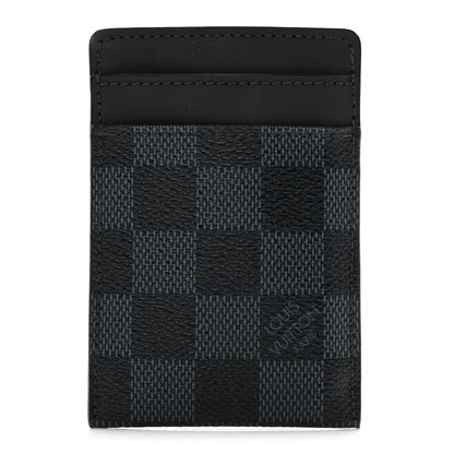 Louis Vuitton Damier Graphite Pince Card Holder Bill Clip 1 of 6