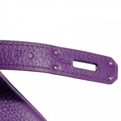Hermes Taurillon Clemence Birkin 35 Ultraviolet 8 of 10