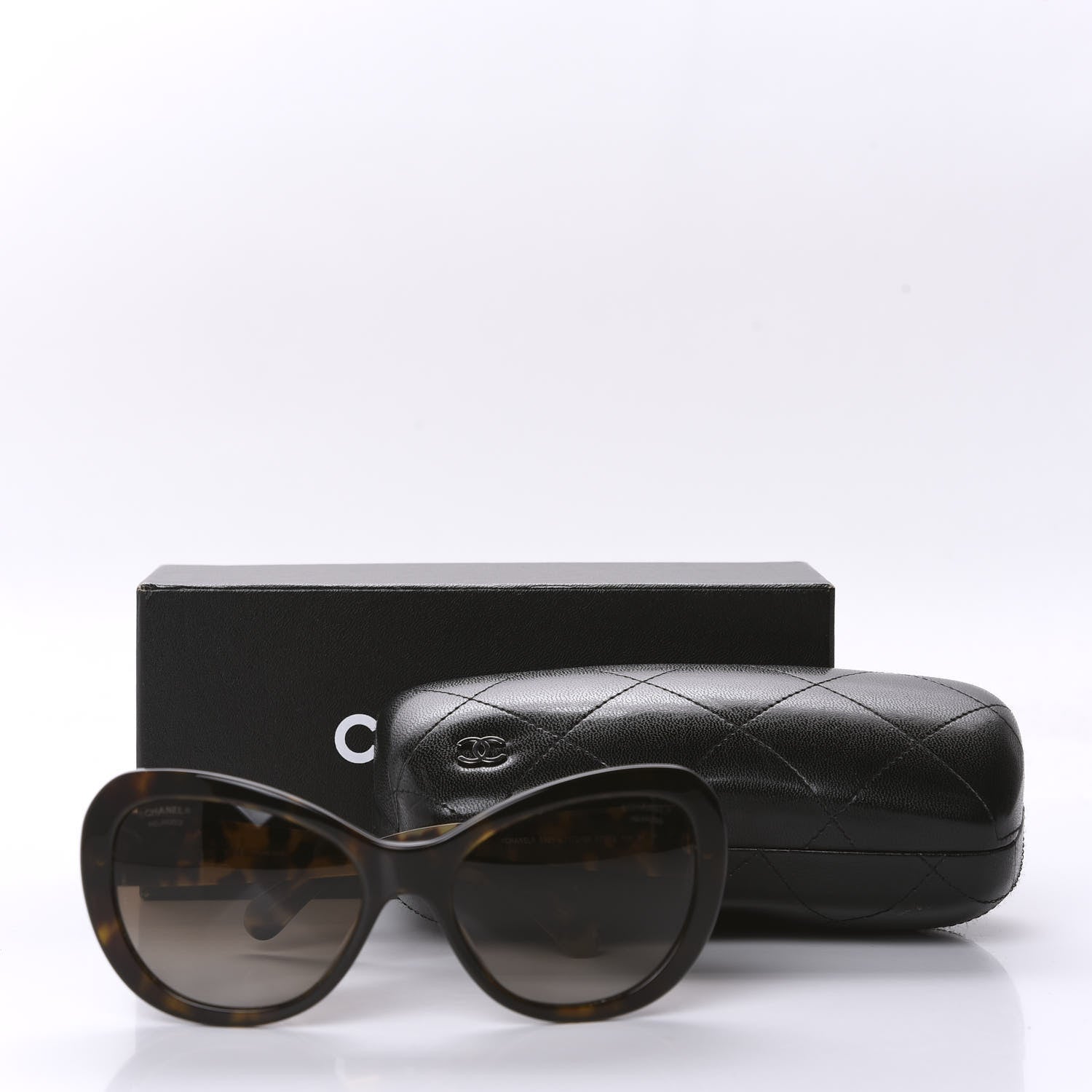 Chanel Acetate Polarized Cat Eye Sunglasses 5321 Tortoise 8 of 8