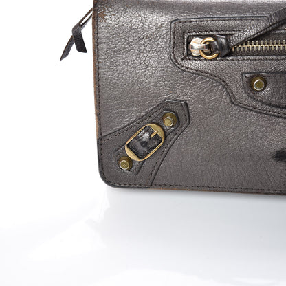 Balenciaga Agneau Classic Gold Hardware Money Wallet Bronze 23 of 24