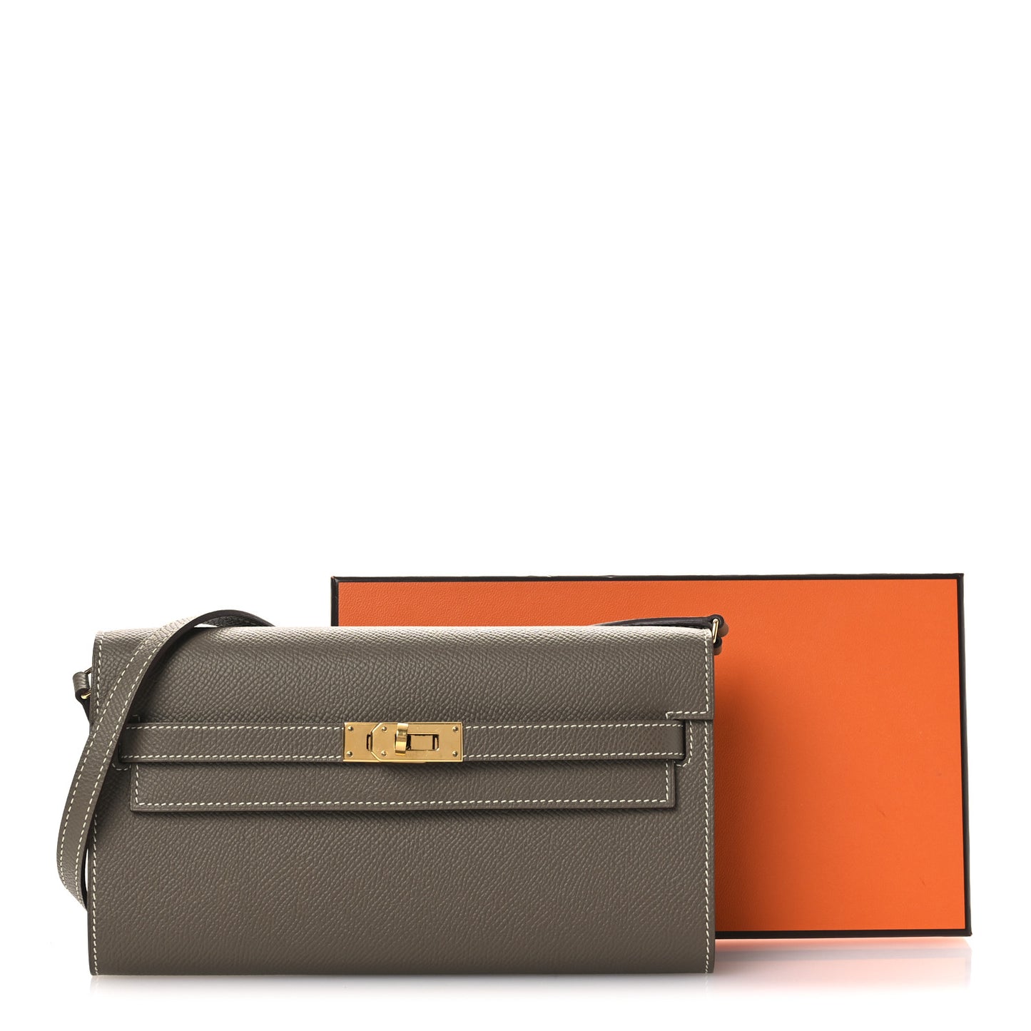 Epsom Kelly Wallet To Go Etoupe
