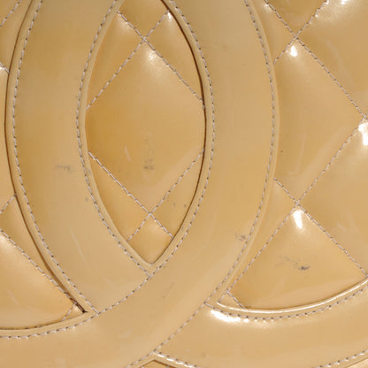 Chanel Patent Medallion Tote Yellow 7 of 11