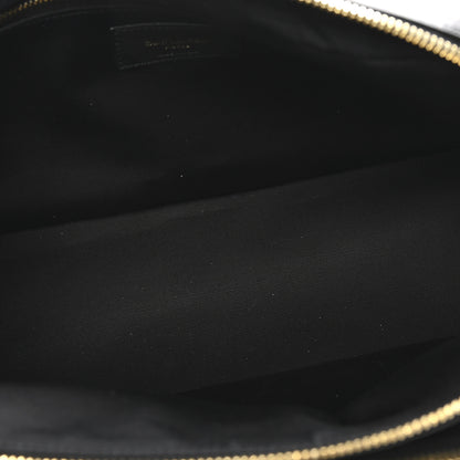 Saint Laurent Lambskin Lyia Quilted Duffle Bag Black 5 of 10