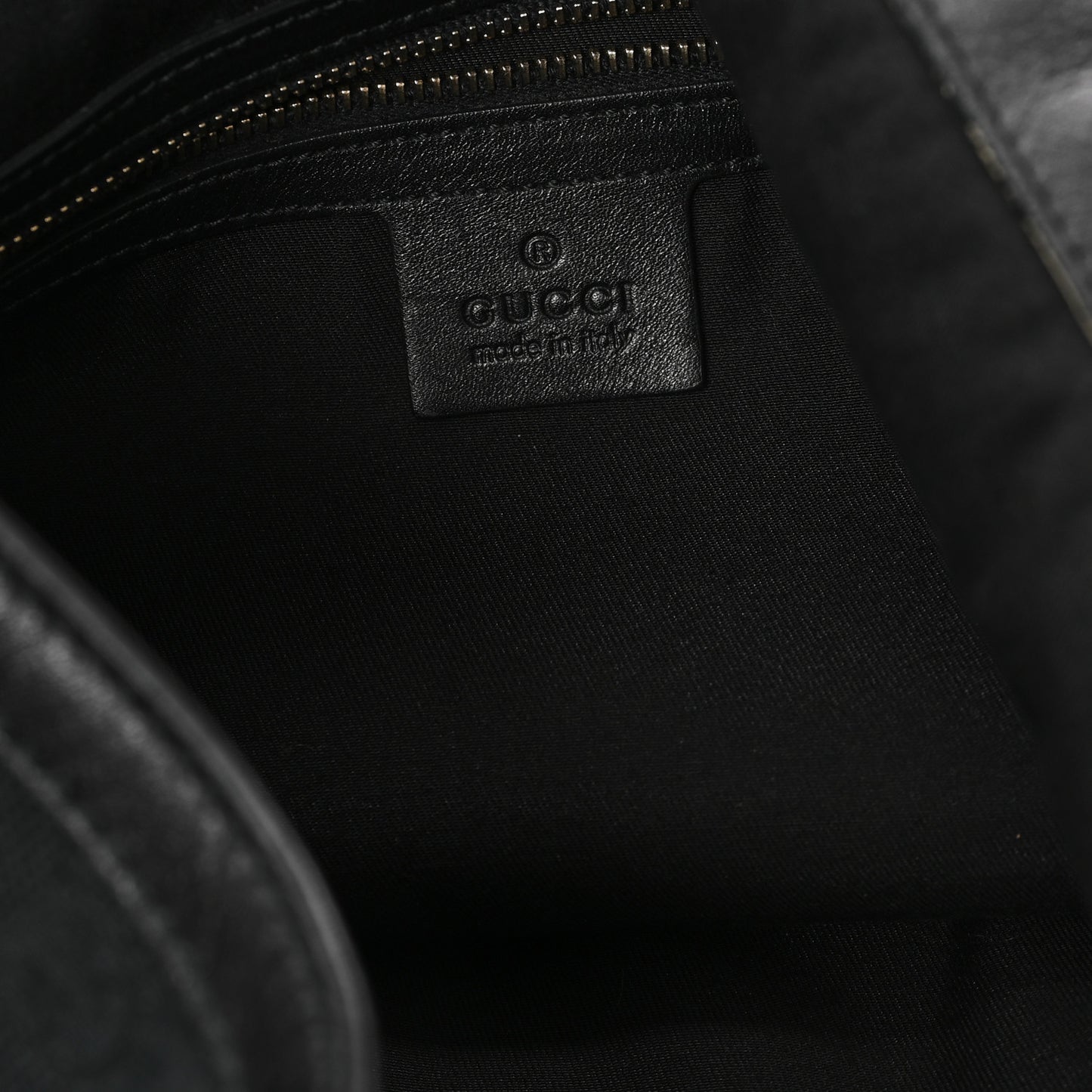 Monogram Large Wave Hobo Black