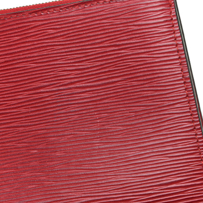 Louis Vuitton Epi Pochette Accessories 24 Castillan Red 15 of 15