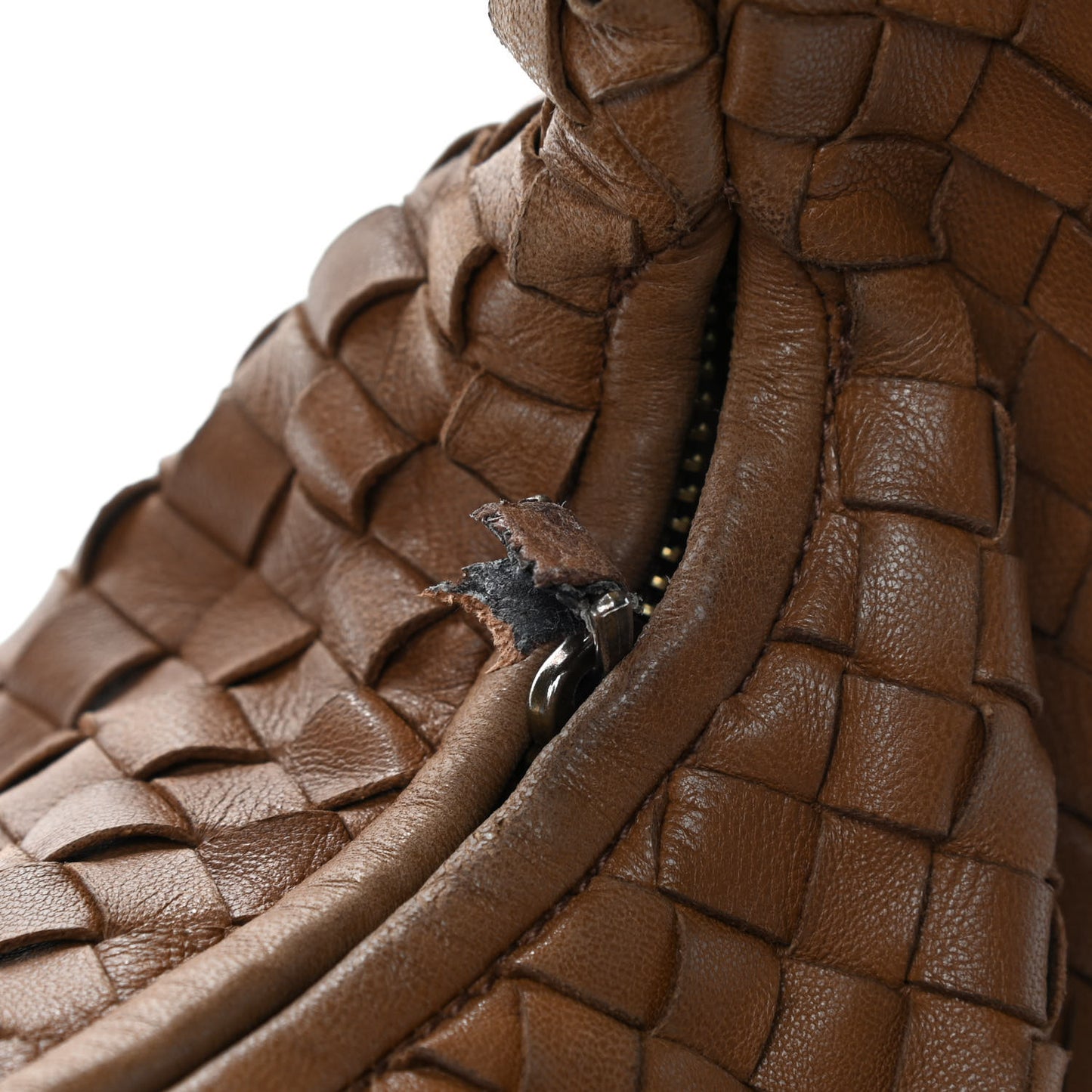 Nappa Intrecciato Flower Medium Veneta Hobo