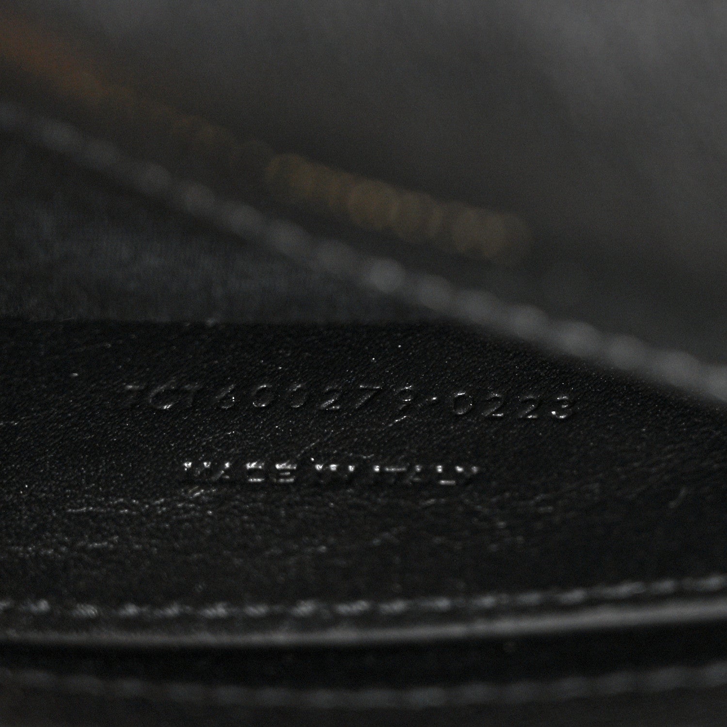 Saint Laurent Sheepskin Matelasse Chevron Monogram Medium College Bag Black 7 of 10