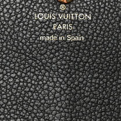 Louis Vuitton LOUIS VUITTON Monogram Empreinte Giant Sarah Wallet Black Beige 5 of 7