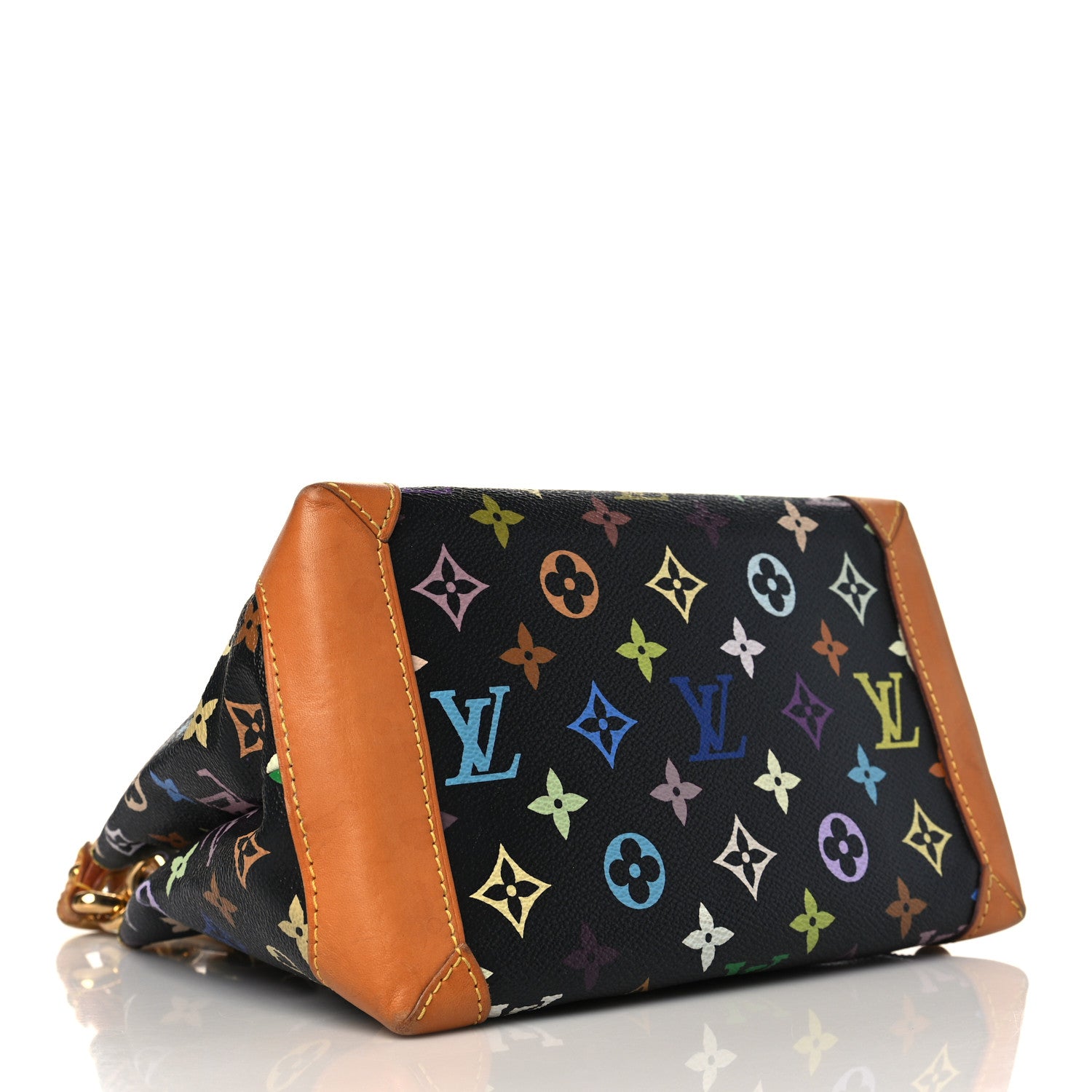 Louis Vuitton Monogram Multicolor Audra Black 4 of 10