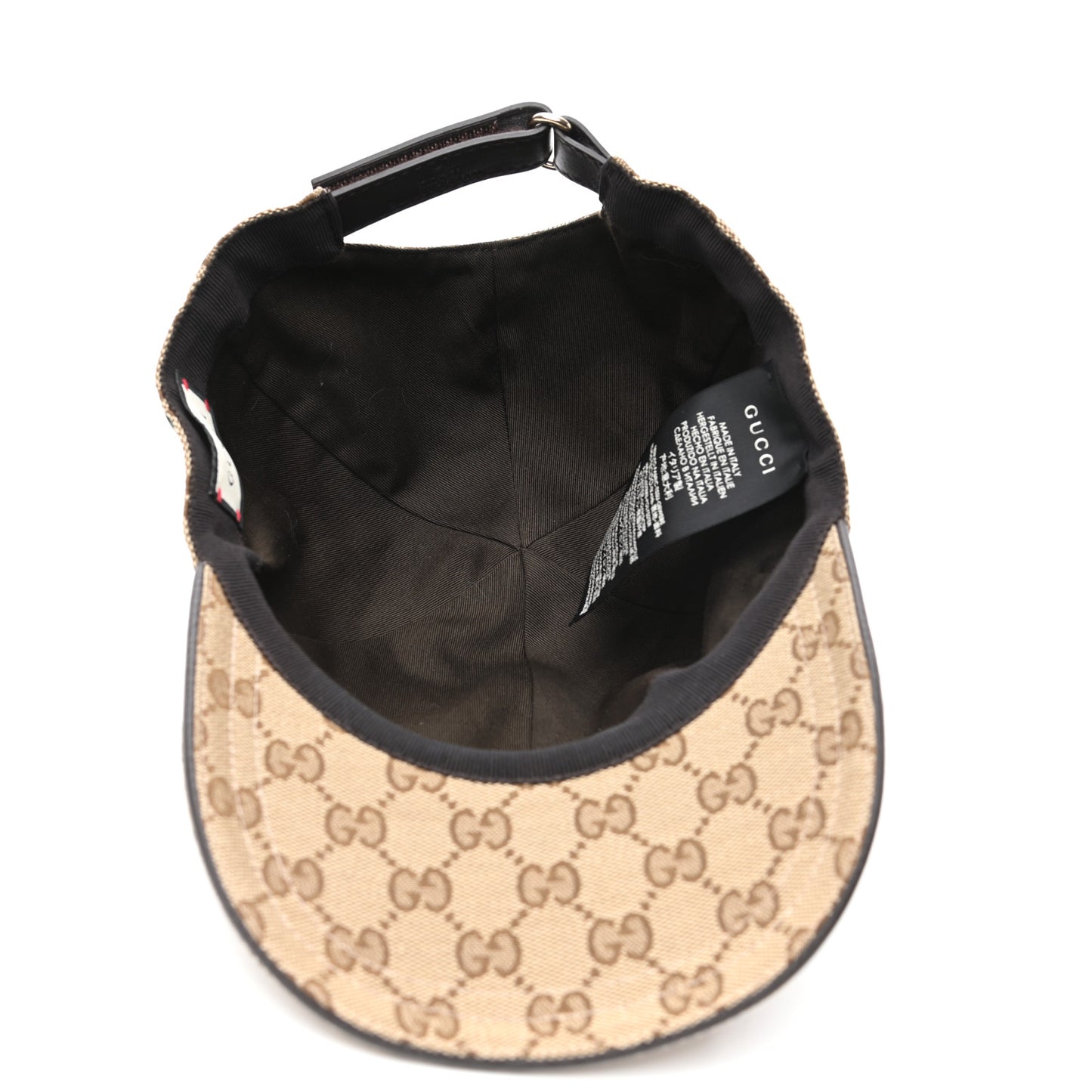 Monogram Web Baseball Hat M Beige Cocoa