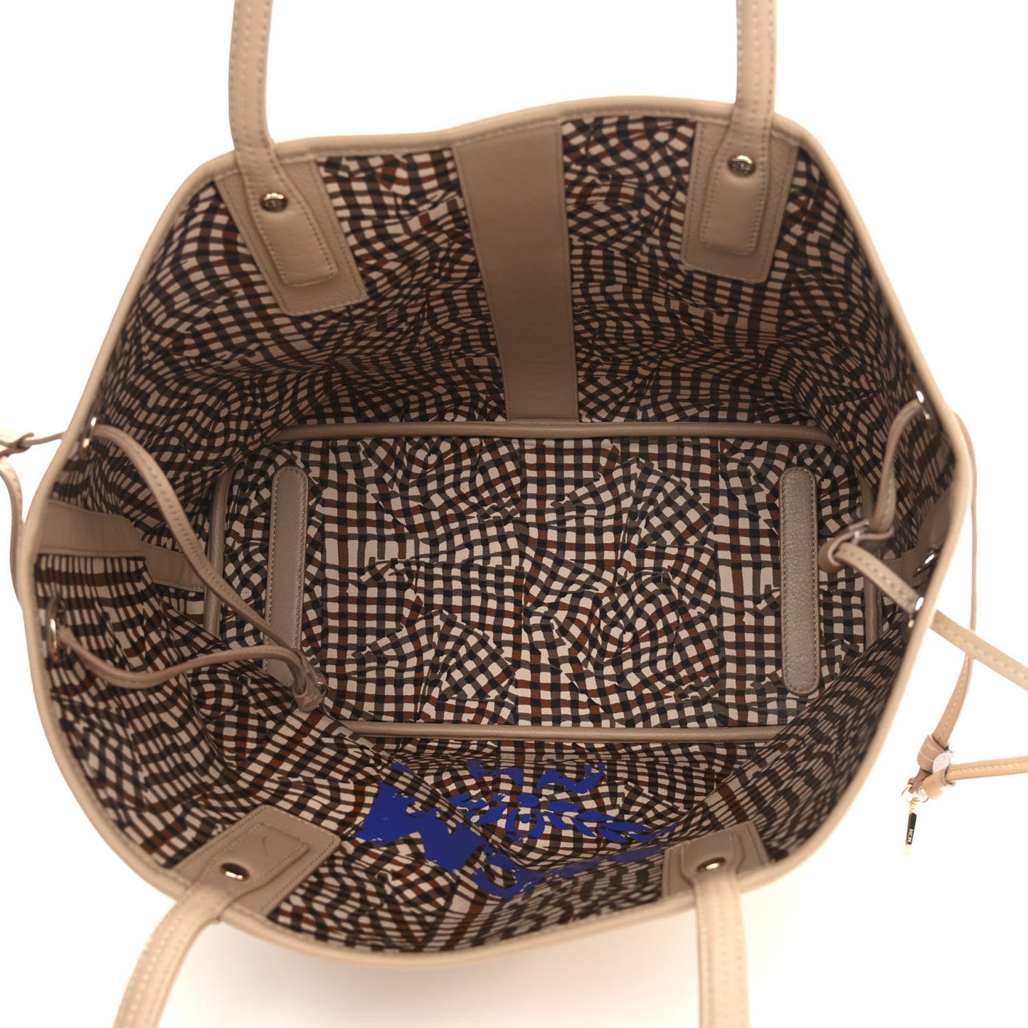 Visetos Medium Liz Reversible Shopper Tote Beige