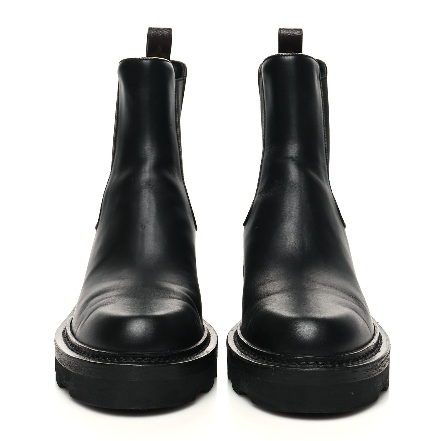 Calfskin Monogram Beaubourg Ankle Boots 38 Black