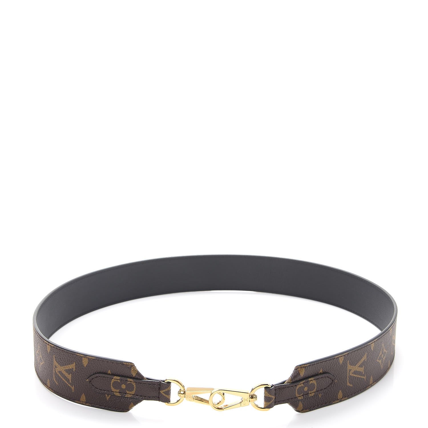 Louis Vuitton Monogram Bandouliere Shoulder Strap Black 3 of 8