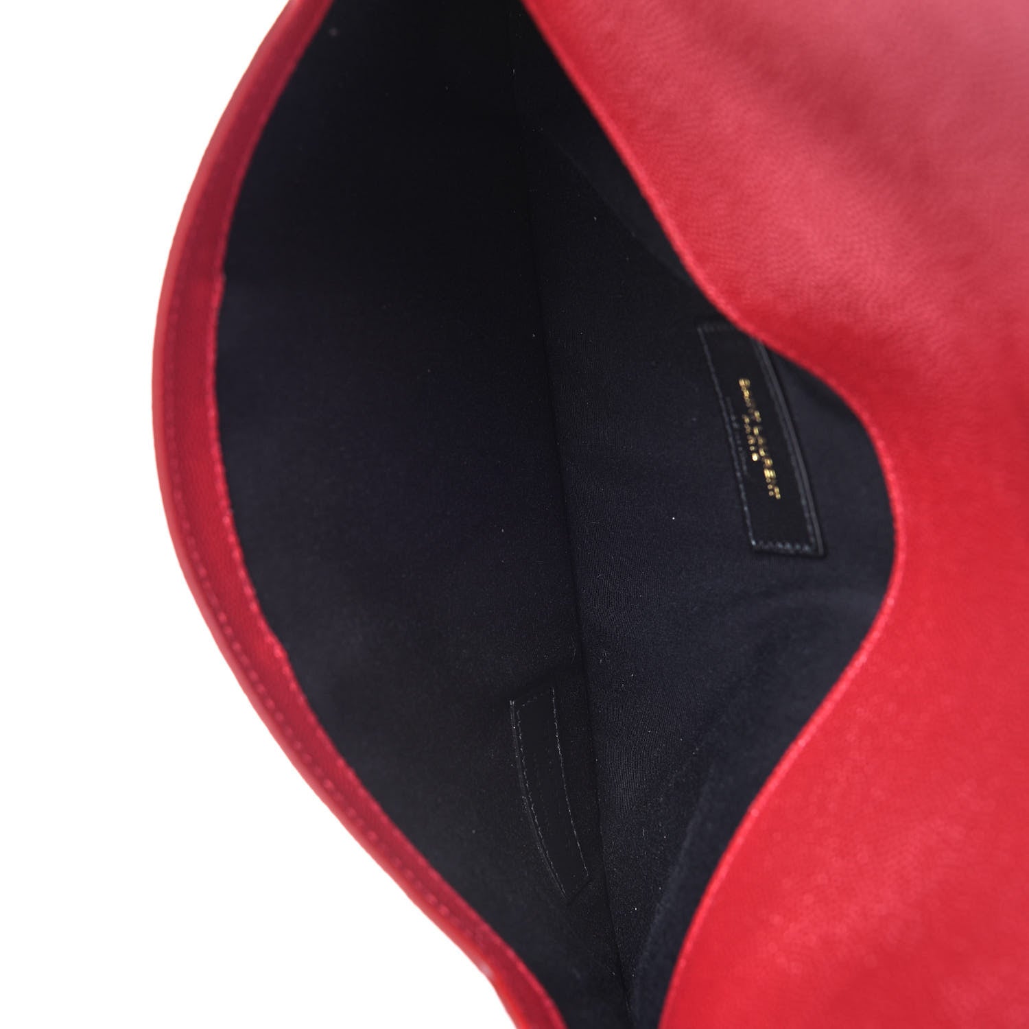 Saint Laurent Grain De Poudre Uptown Pouch Red 4 of 10