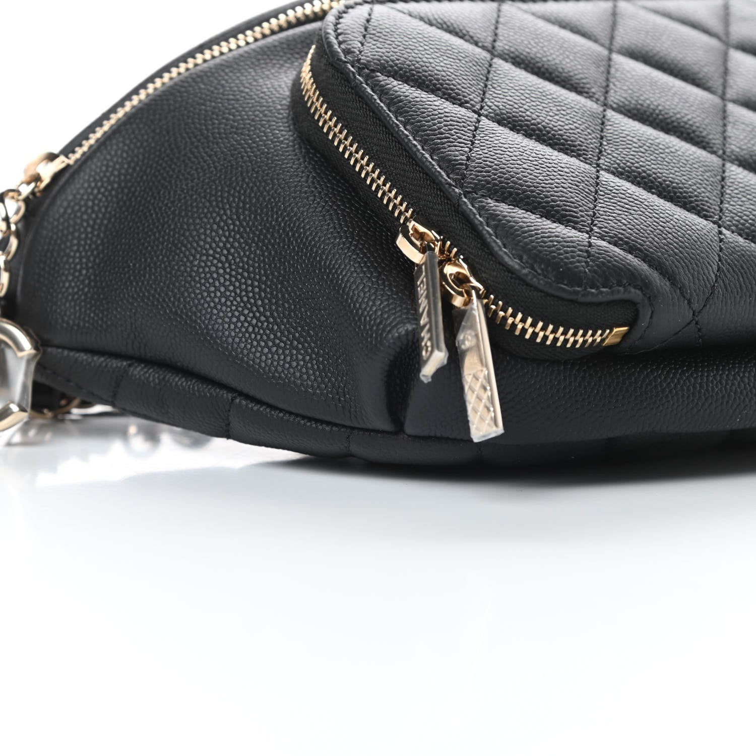 Chanel Caviar Quilted Business Affinity Waist Belt Bag Black 9 of 11