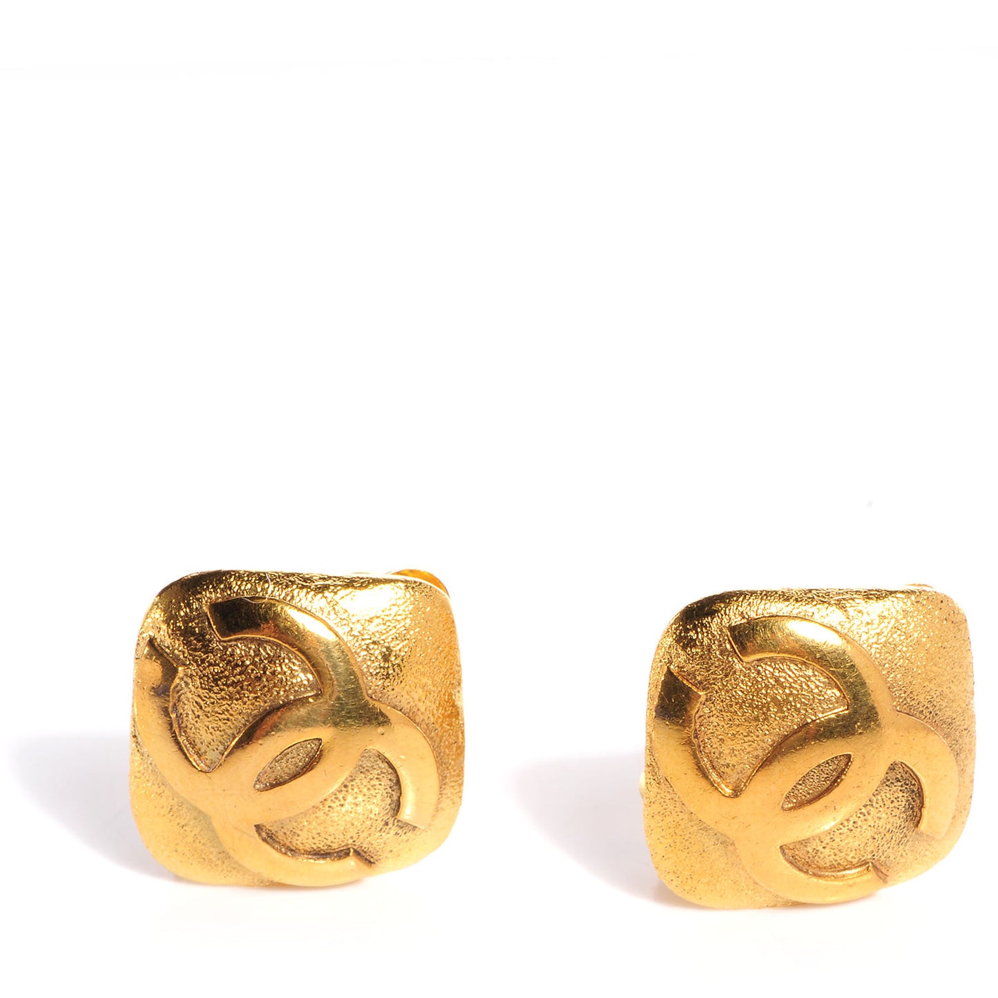 CC Clip On Earrings Gold