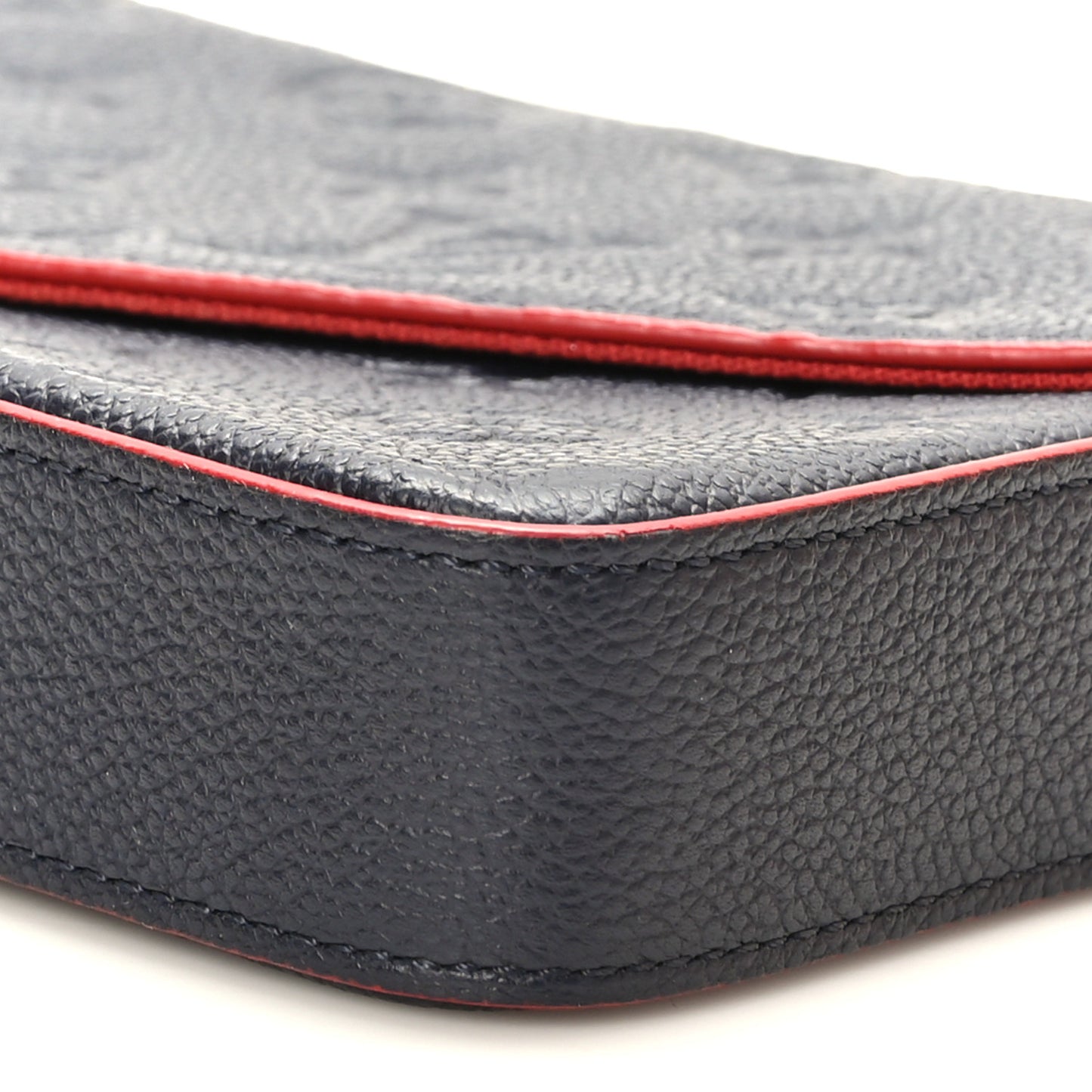 Empreinte Pochette Felicie Chain Wallet Marine Rouge