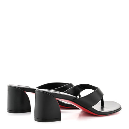 Christian Louboutin Nappa Janetonga 55 Thong Sandals 36.5 Black 5 of 8
