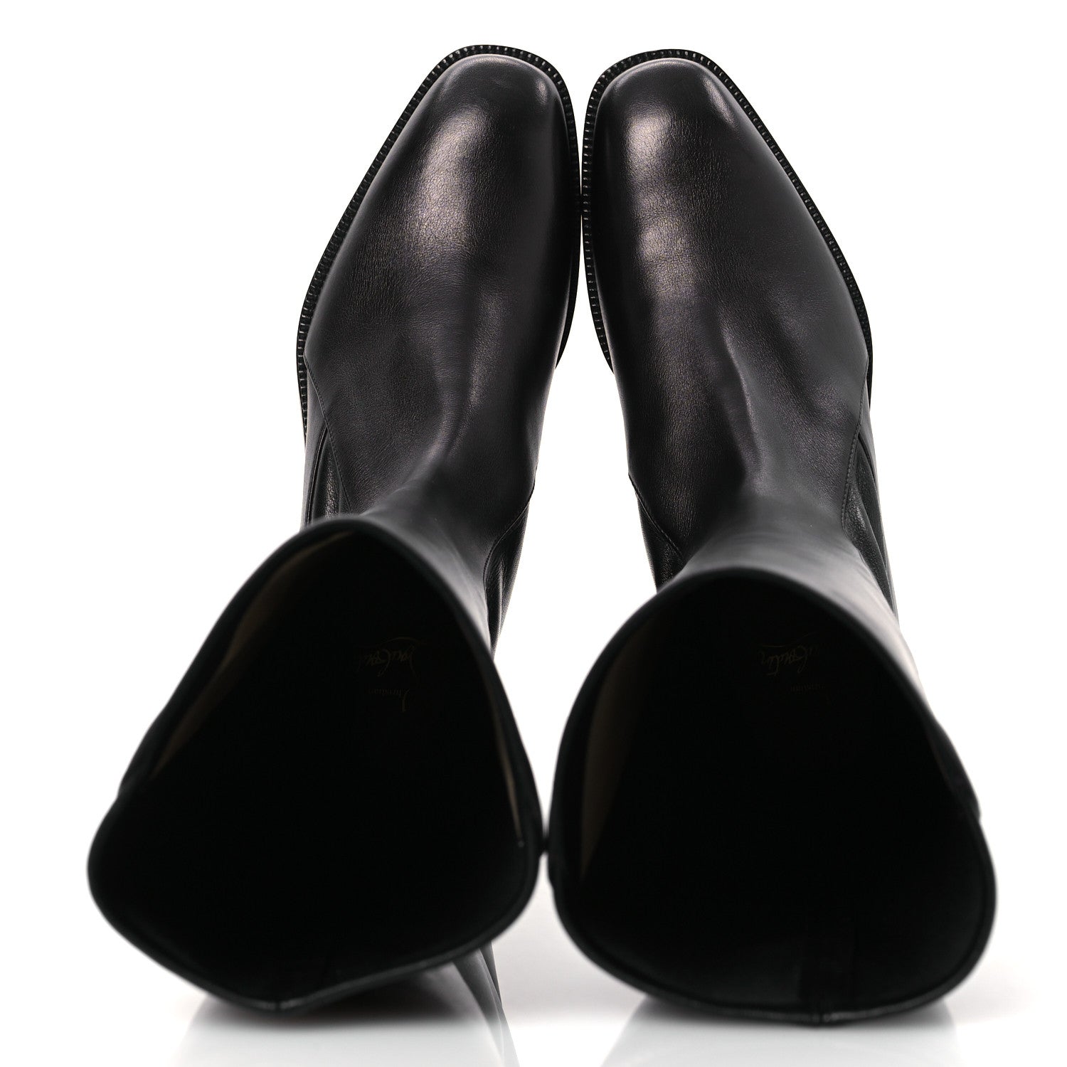 Christian Louboutin Nappa Tagastretch Flat Knee Boots 37.5 Black 2 of 10