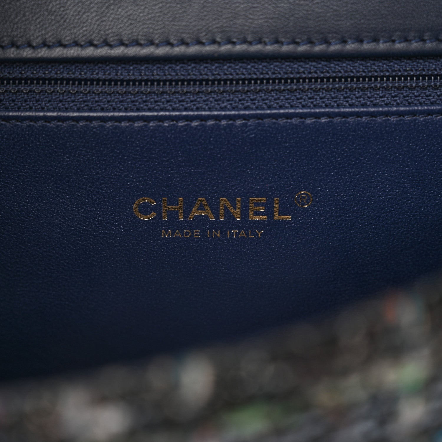 Chanel Tweed Snakeskin Quilted Small CC Filigree Flap Multicolor 6 of 14