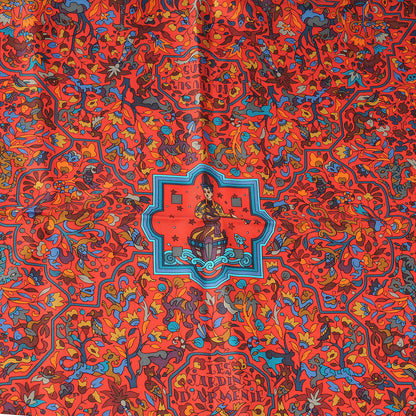Hermes Silk Les Jardins D Armenie Scarf 90 1 of 8