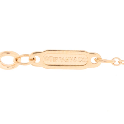 Tiffany 18K Rose Gold Large T Smile Pendant Necklace 3 of 4