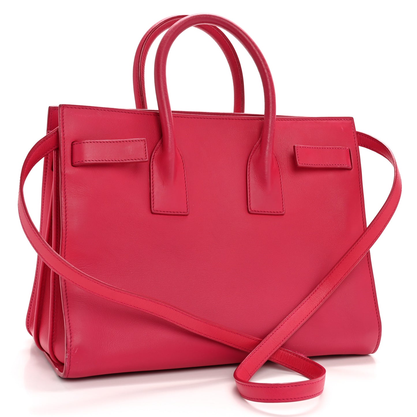 Calfskin Small Sac De Jour Lipstick Fuchsia