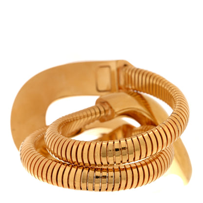 Saint Laurent Brass Maillon Bracelet M Gold 3 of 5