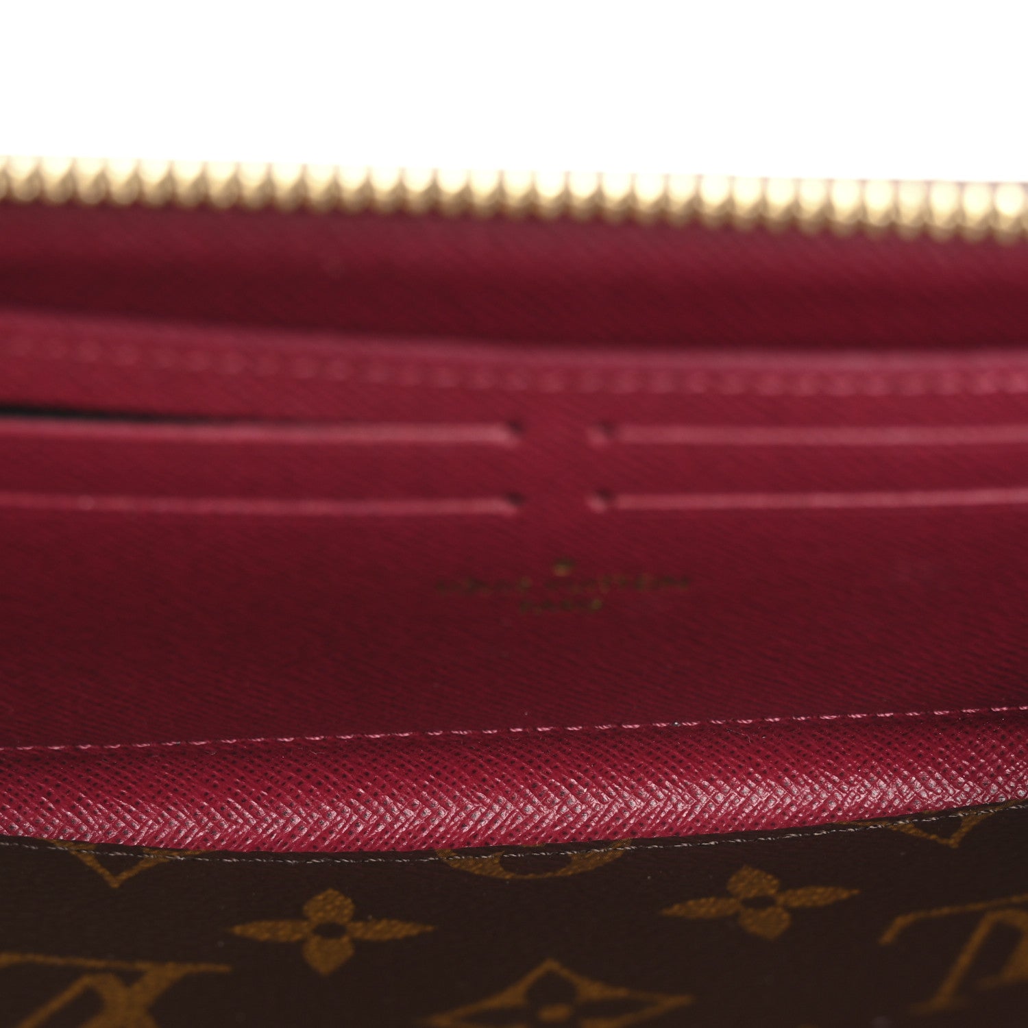 Louis Vuitton Monogram Clemence Wallet Fuchsia 5 of 13