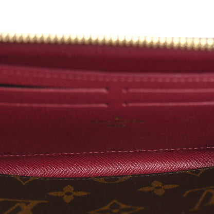 Louis Vuitton Monogram Clemence Wallet Fuchsia 5 of 13