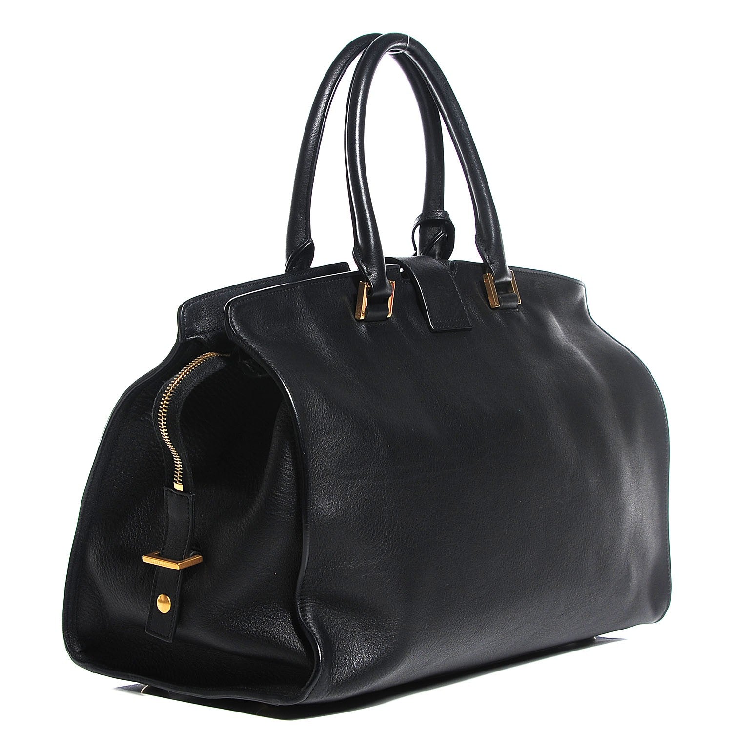 Saint Laurent Calfskin Medium Classic Y Cabas Black 3 of 9