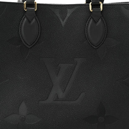 Louis Vuitton Empreinte Monogram Giant Onthego MM Black 7 of 10