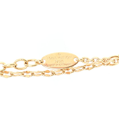 Louis Vuitton Metal Blooming Strass Necklace Gold 4 of 6