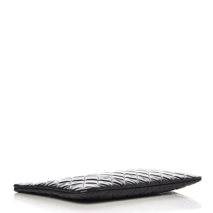 Chanel Caviar Quilted Large Cosmetic Case Black 4 of 7