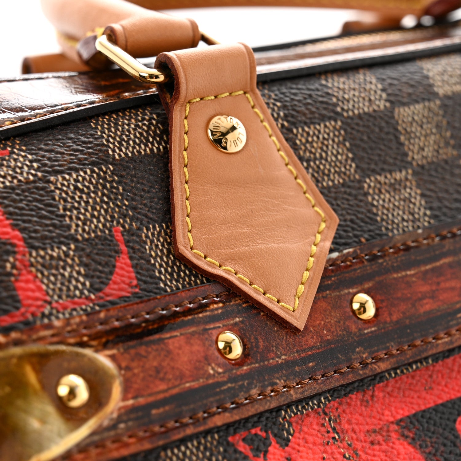 Louis Vuitton Transformed Damier Ebene Time Trunk Speedy Bandouliere 25 Black 13 of 14