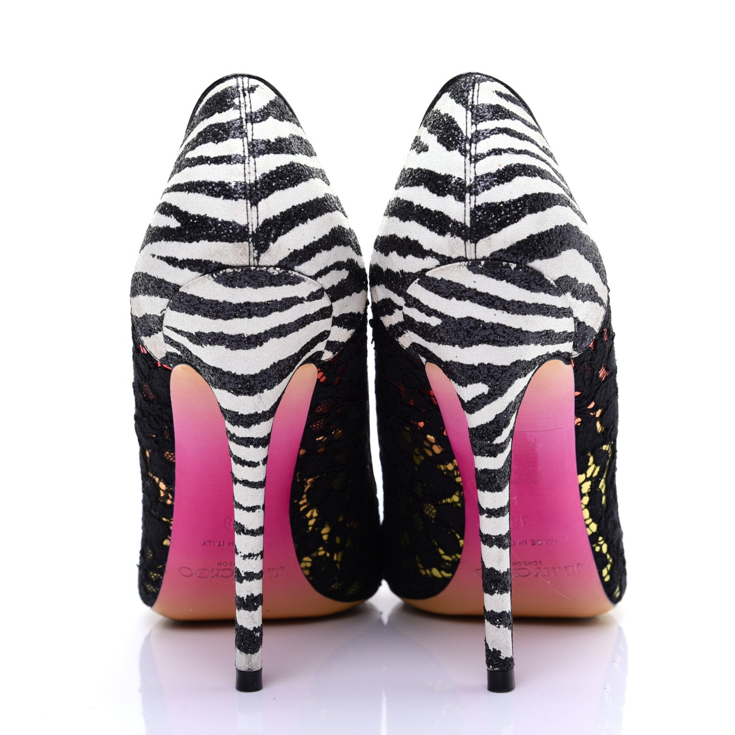 Jimmy Choo X ROB PRUITT Lace Anouk Pumps 38 Multicolor 4 of 12