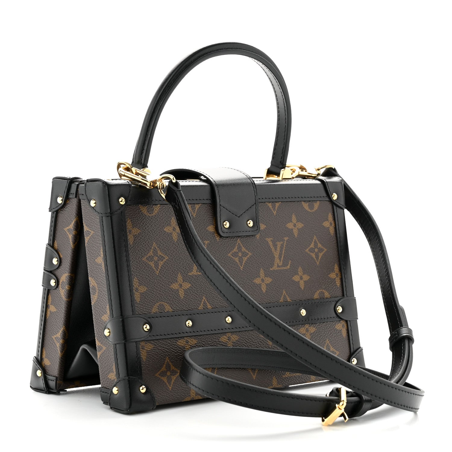 Louis Vuitton Monogram Petite Malle V Black 4 of 11