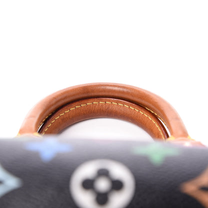 Louis Vuitton Monogram Multicolor Mini Sac HL Speedy Black 9 of 10