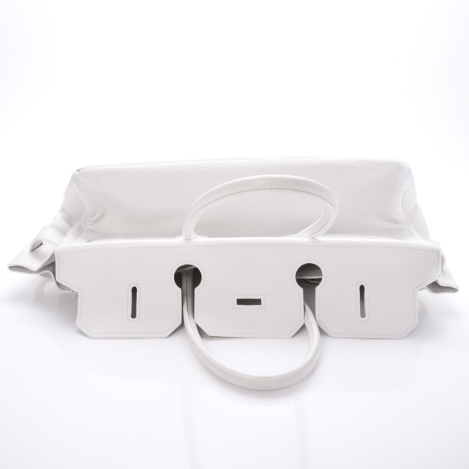 Hermes Taurillon Clemence JPG Birkin 42 White 18 of 25