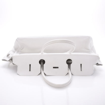 Hermes Taurillon Clemence JPG Birkin 42 White 18 of 25