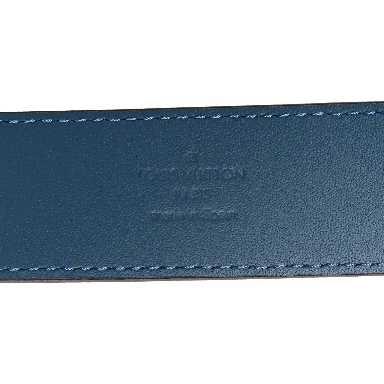 Louis Vuitton Epi 35mm Belt 95 38 Blue Celeste 5 of 8