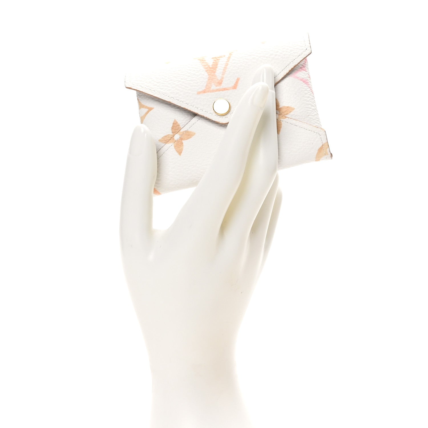 Louis Vuitton Monogram Resort Small Kirigami Pochette Insert White Beige 2 of 7