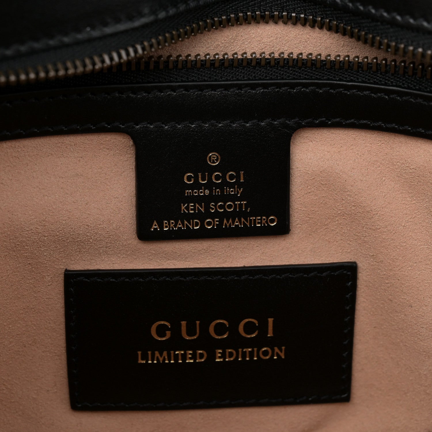 Gucci X KEN SCOTT Calfskin Matelasse Floral Small GG Marmont Shoulder Bag Black 6 of 11