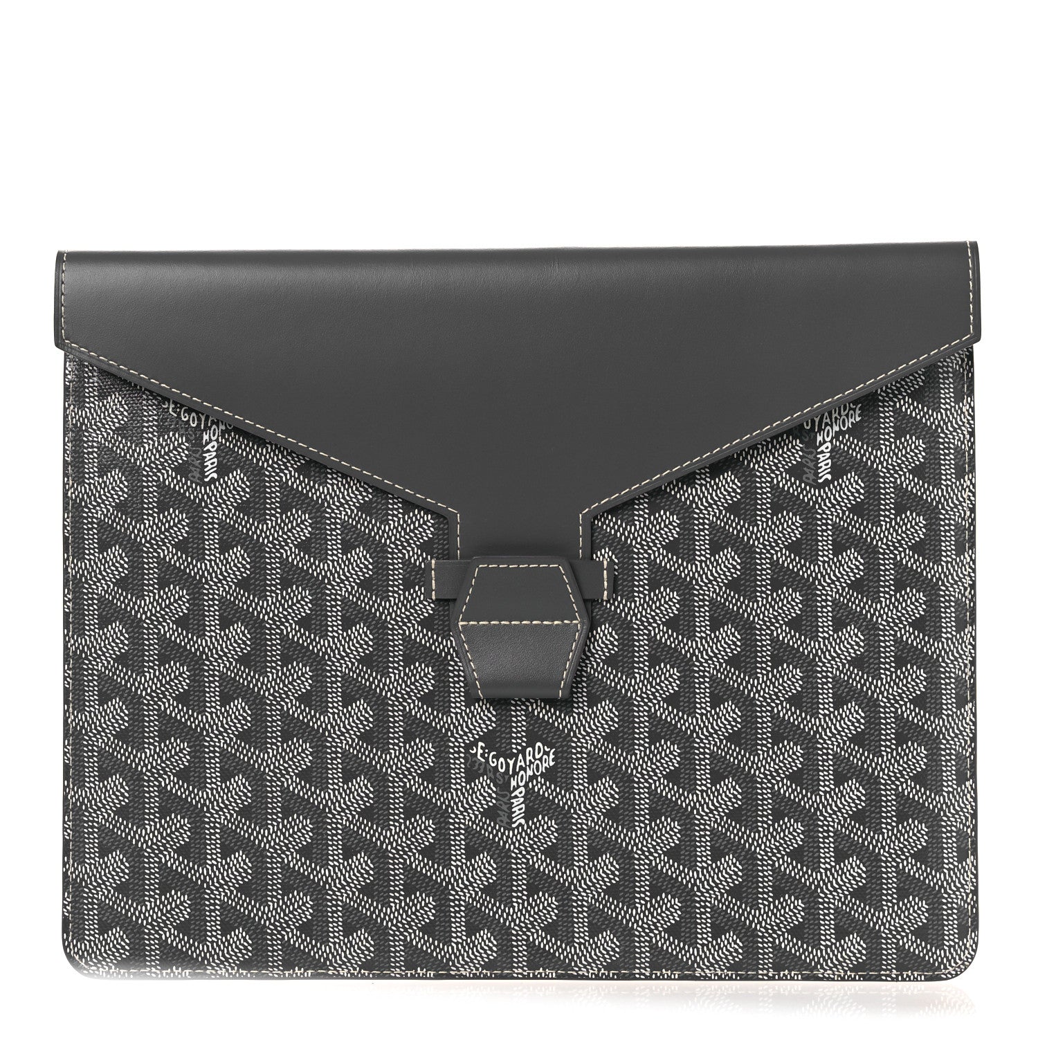 Goyard Goyardine Camondo MM Horizontal Clutch Grey 1 of 9