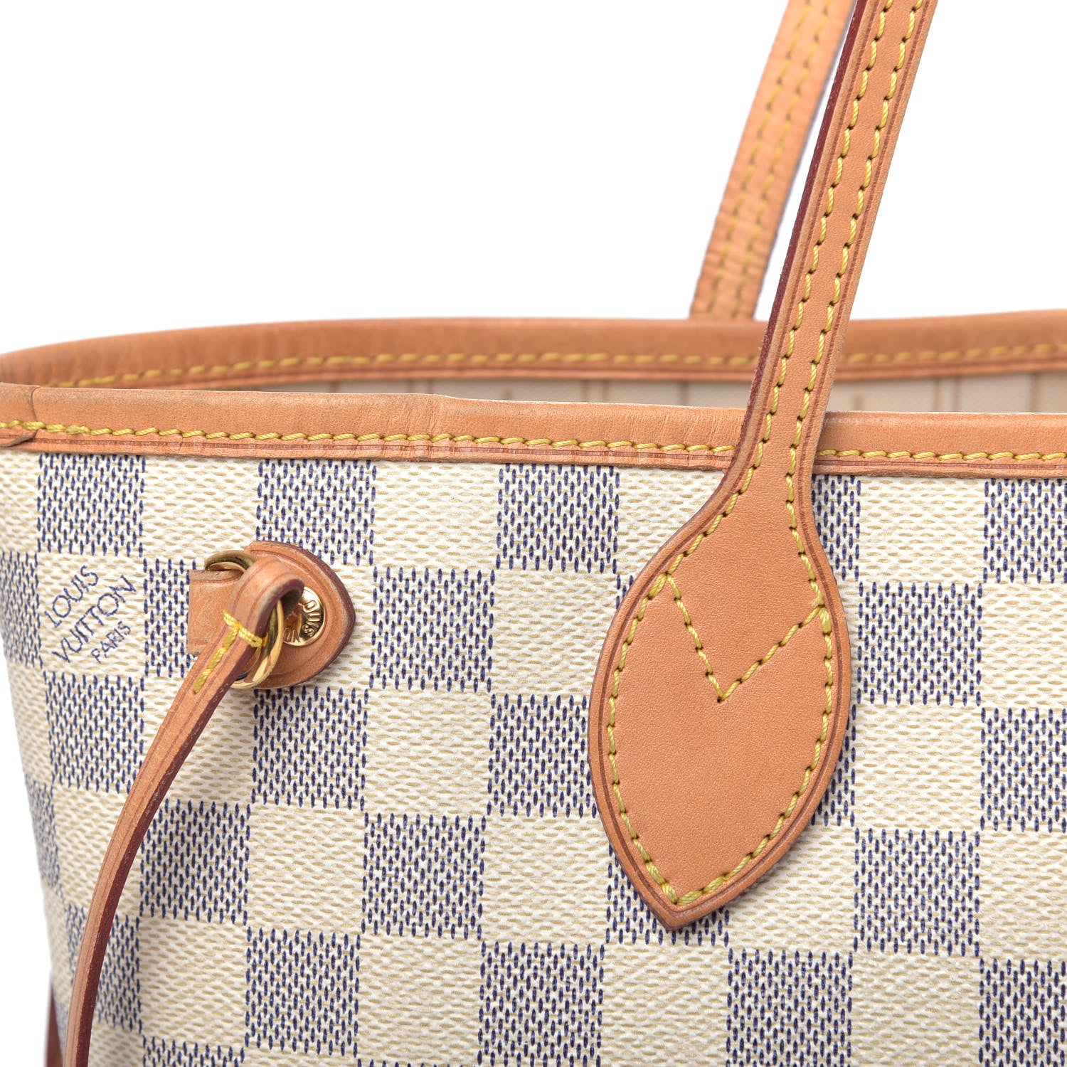 Louis Vuitton Damier Azur Neverfull PM 10 of 14